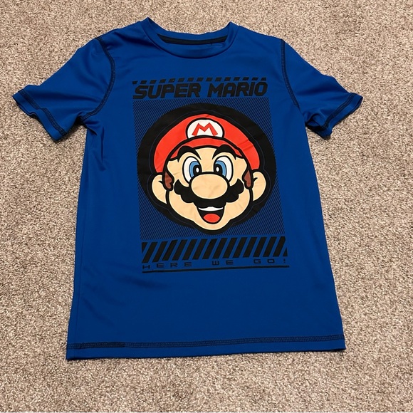 Kids Mario T-Shirt Trio - Red and Blue - Picture 8 of 10